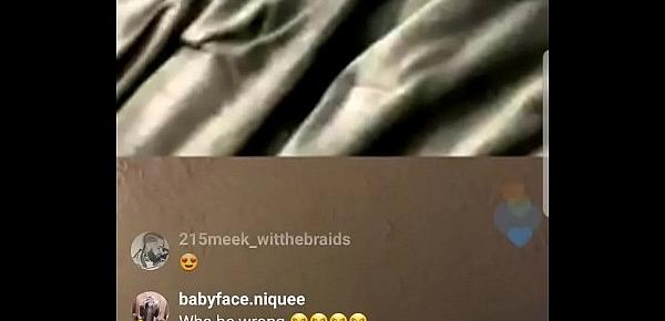  Phat ass lightskin twerks and squirts on ig live
